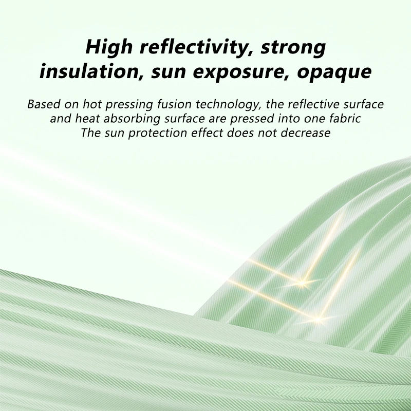 SEAMETAL Newest Windshield Sun Shade for Car UV-Reflective Cooling Car Interior Sunshade Universal Sun Protection Cover Curtains