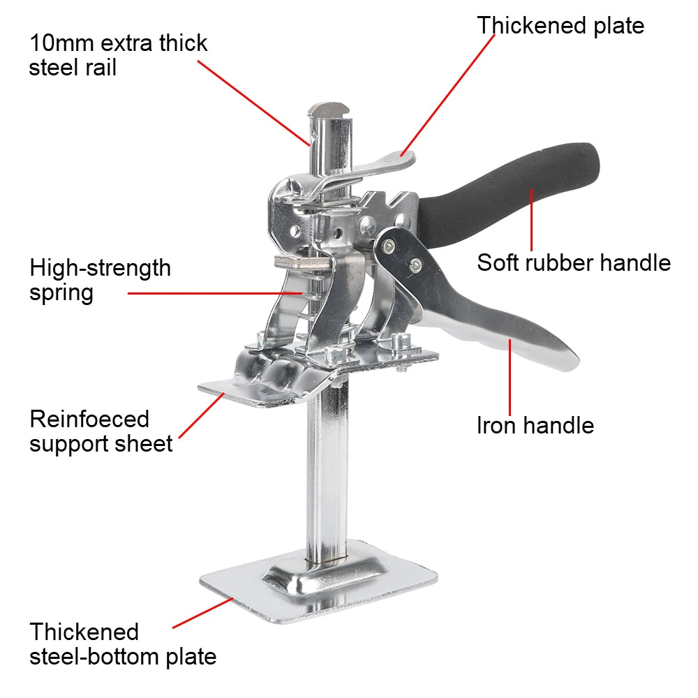 Hand-Operated Panel Lifting Jack, Long or Short