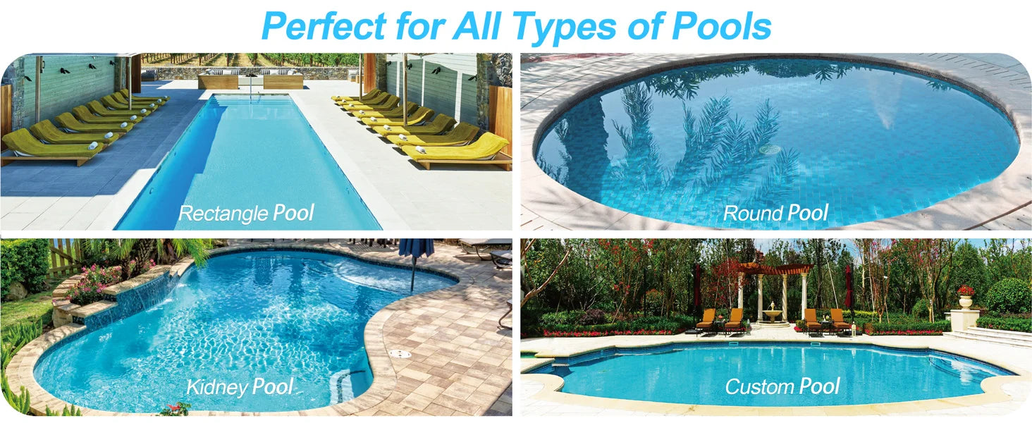 Solar Robotic Pool Cleaner Surface Skimmer with Remote Control