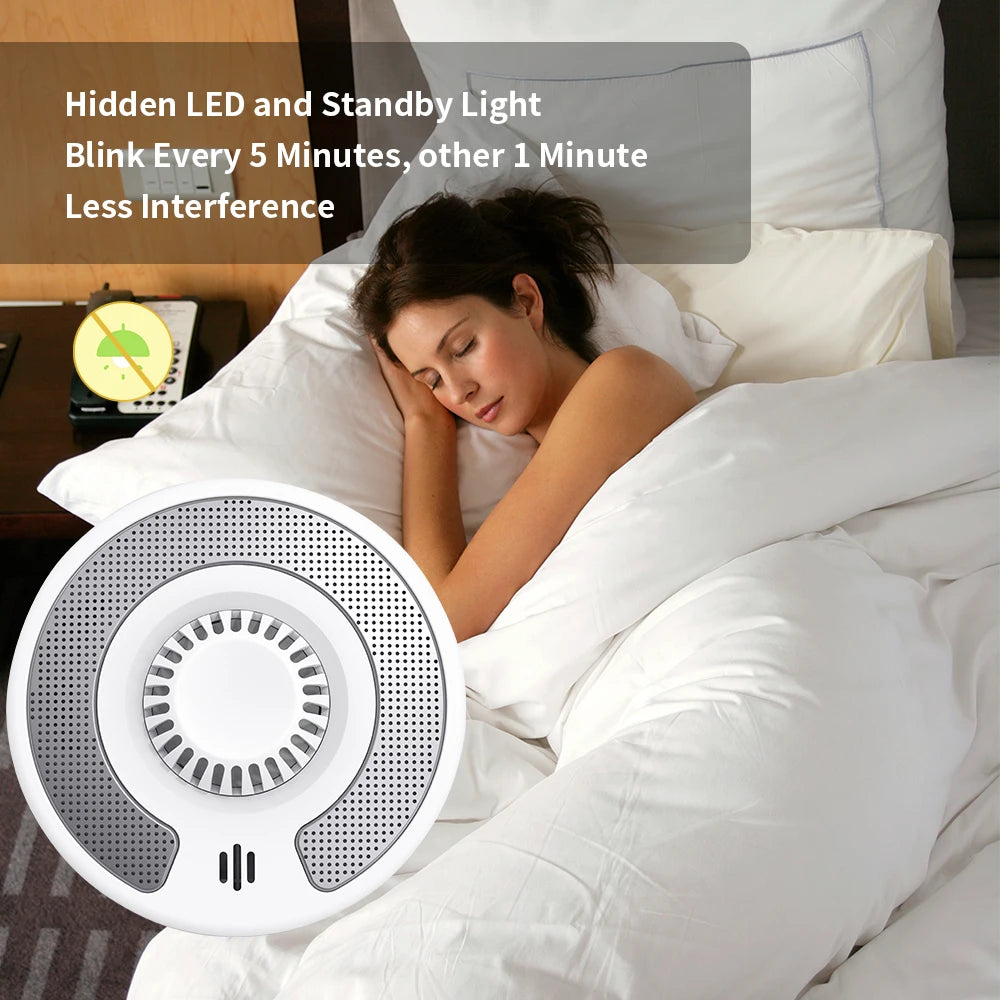 Tuya Combo Smoke & Heat Detector with 10-Year Sealed Battery