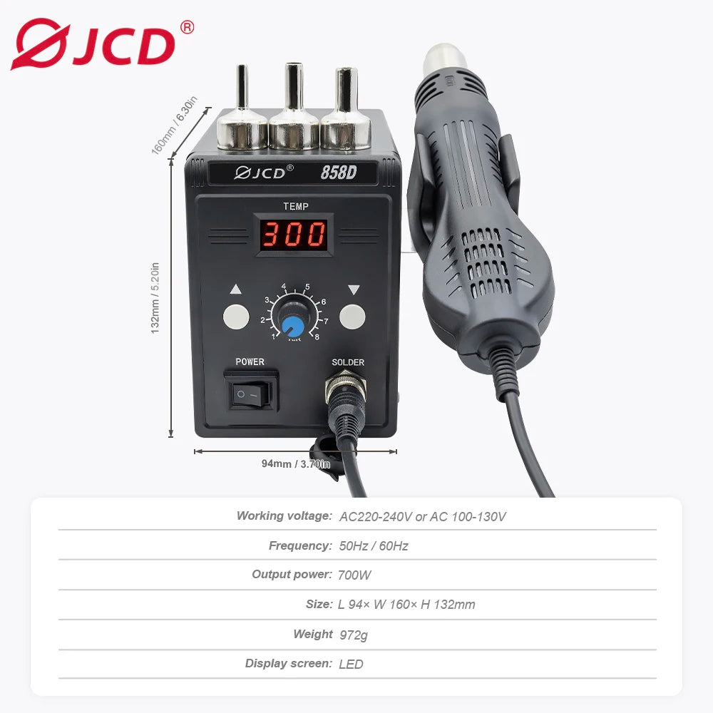 858D Hot Air Rework Station