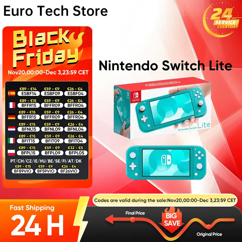 Console portatile Nintendo Switch Lite – Sistema di gioco compatto da 32GB
