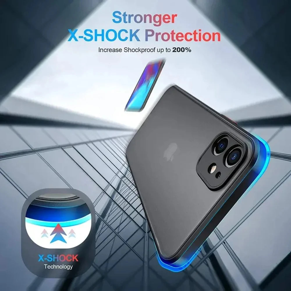 Coque de téléphone mate pour certains modèles d'iPhone