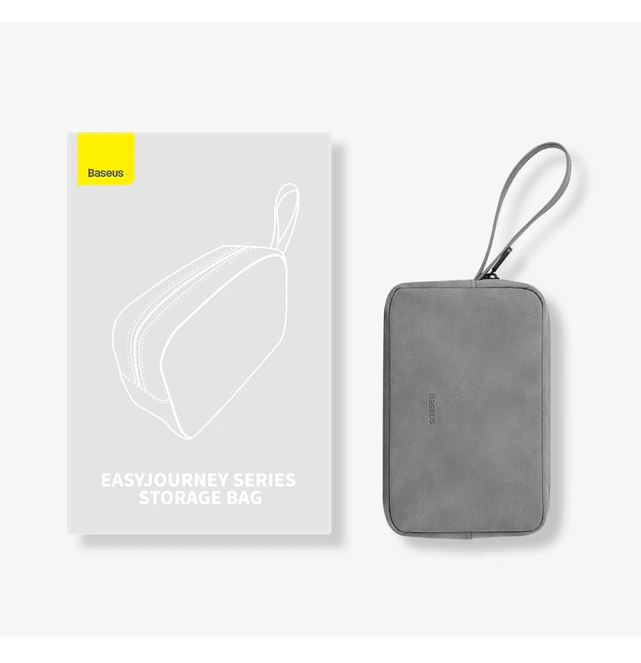 Borsa Organizer per Elettronica con Cerniera per Cavi, Caricabatterie e Gadget