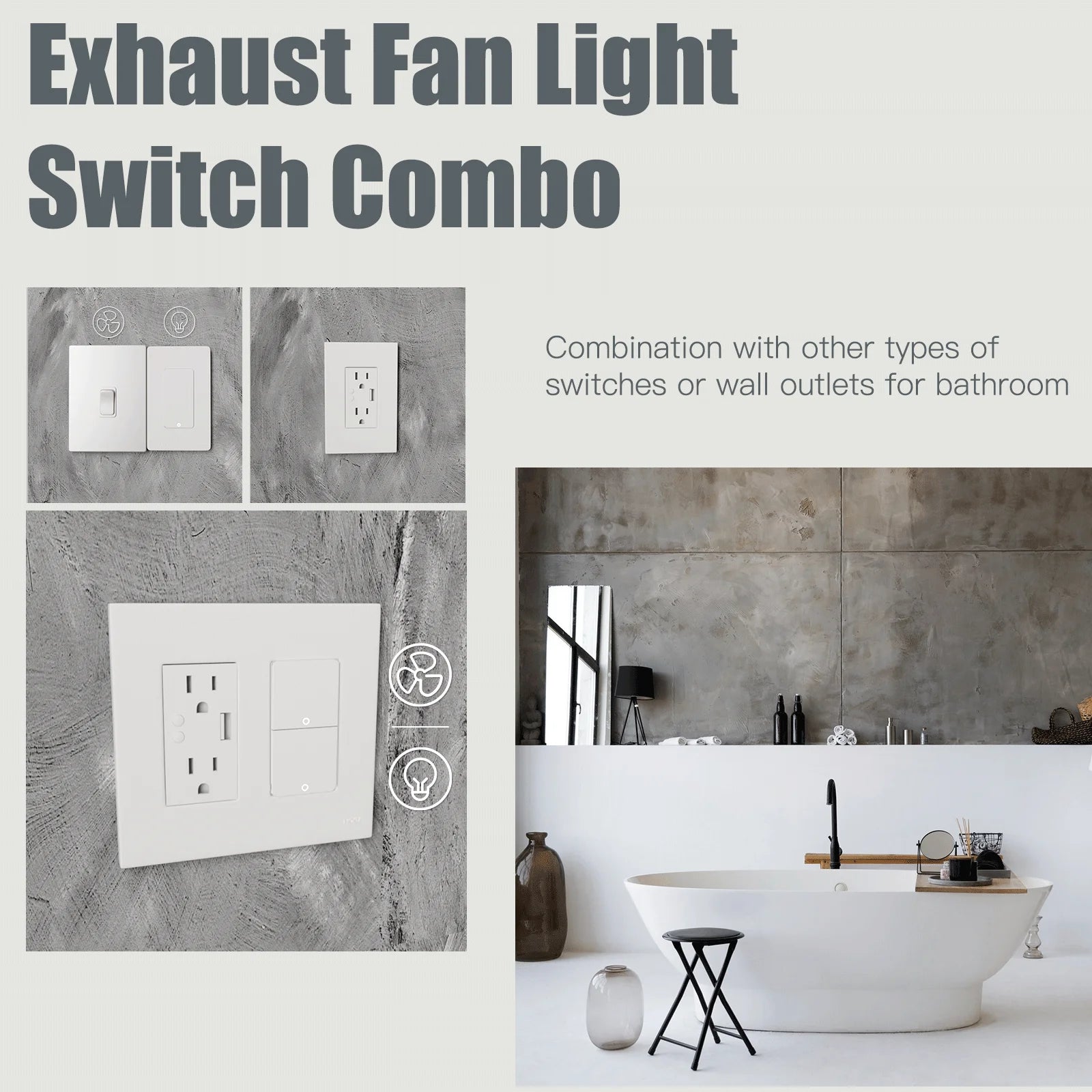 MOES Tuya ZigBee inteligentný svetelný vypínač – americký tlačidlový nástenný vypínač