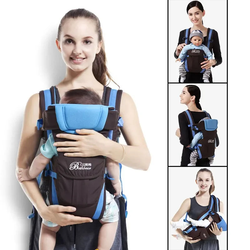 Baby Sling Carrier 4‑in‑1 Ergonomic Baby Backpack