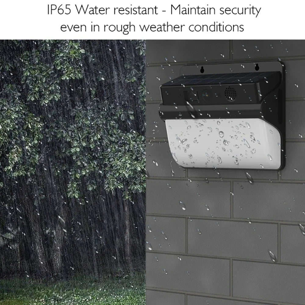 2K 5MP Solar Security Camera with Color Night Vision