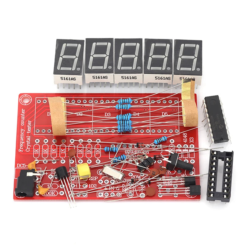 1Hz-50MHz DIY Frequency Counter Kit