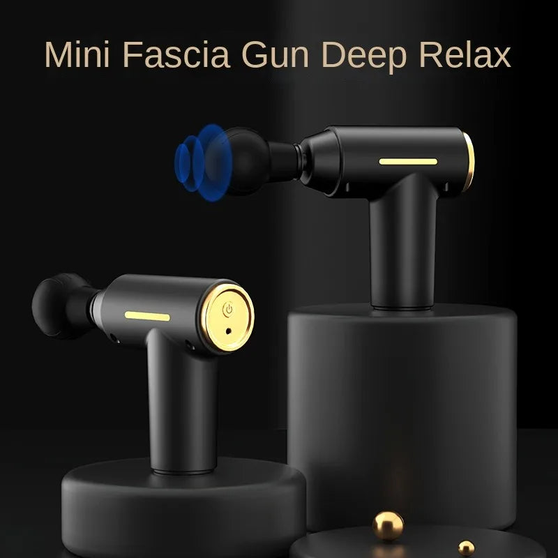 Mini USB-C Rechargeable Massage Gun, Black