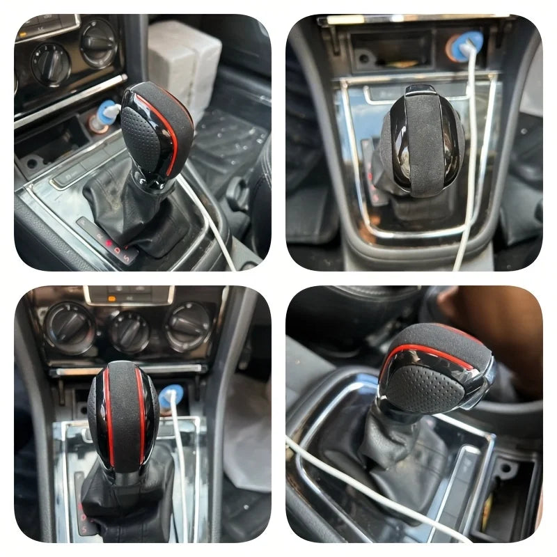 Shift Knob Gear Side Cover Emblem for VW Golf 6 7 R GTI Passat B7 B8 CC R20 Jetta MK6 GLI