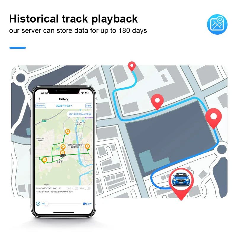 5 piezas Trackerking J14 rastreador GPS, dispositivo 2G, localizador en tiempo real, GT06 protocolo, con plataforma gratuita, app, alarma acc