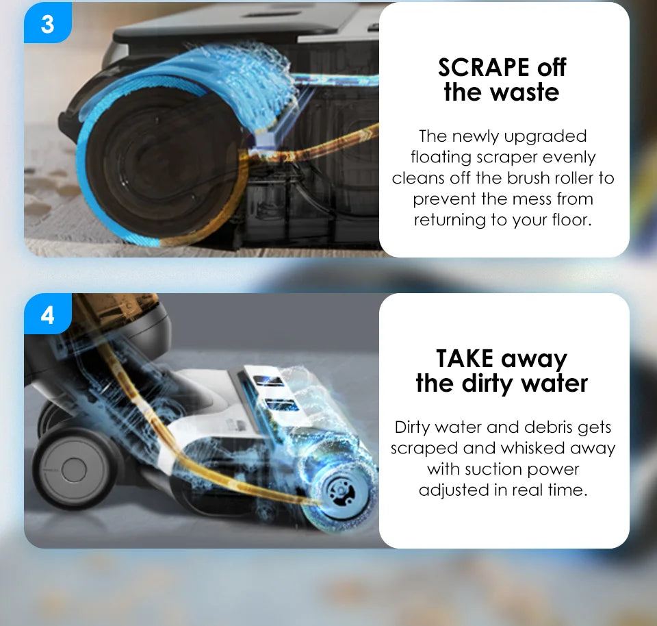 Tineco Floor One S6 Ασύρματο Σκούπα Υγρής και Ξηρής Καθαριότητας