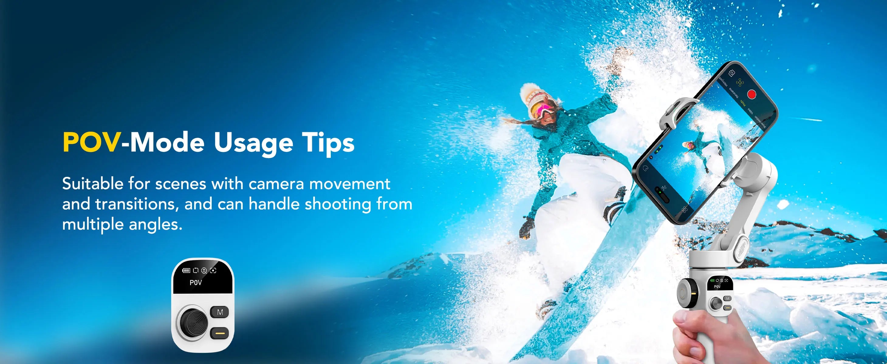 AOCHUAN Smart X2 Smartphone 3‑Axis Gimbal Stabilizer