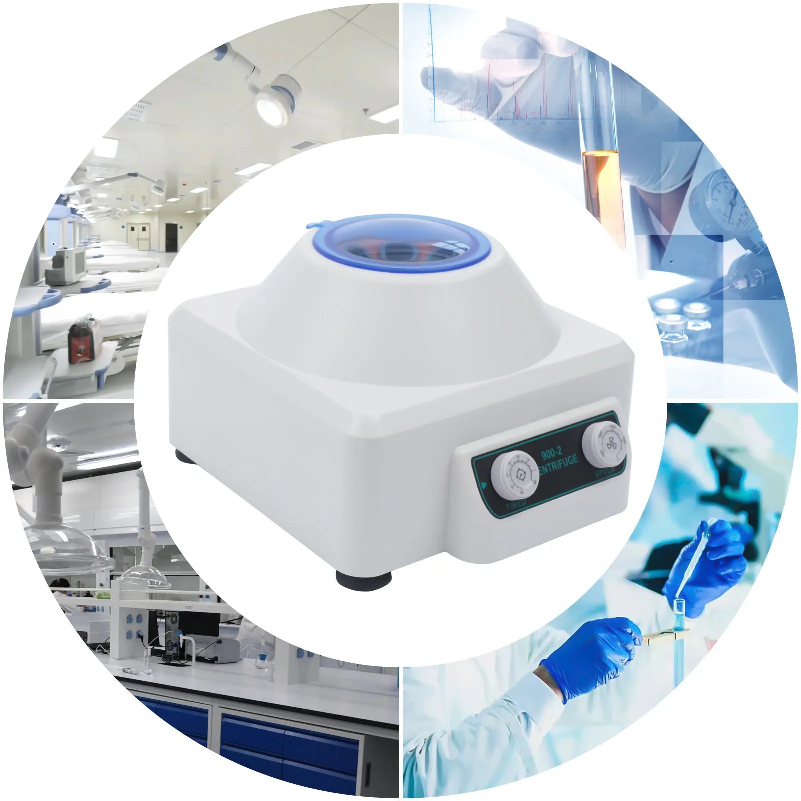 Electric Laboratory Centrifuge 900-2, 6 x 20ml, 4000rpm, Adjustable Timer