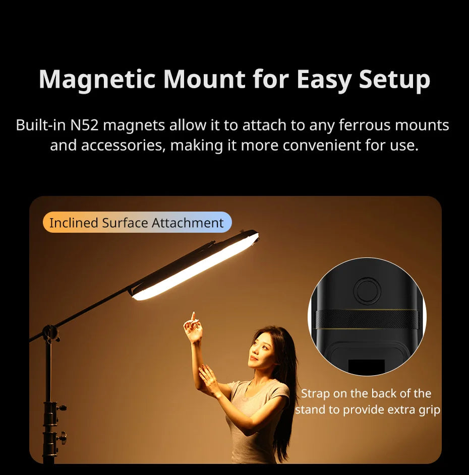 Портативне повітряне трубчасте світло Ulanzi UA12/UA20 12 Вт двокольорове заповнююче світло