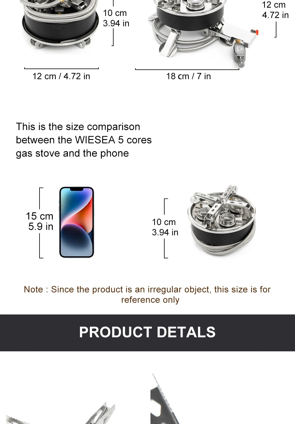 Portable Camping Gas Stove 8800W