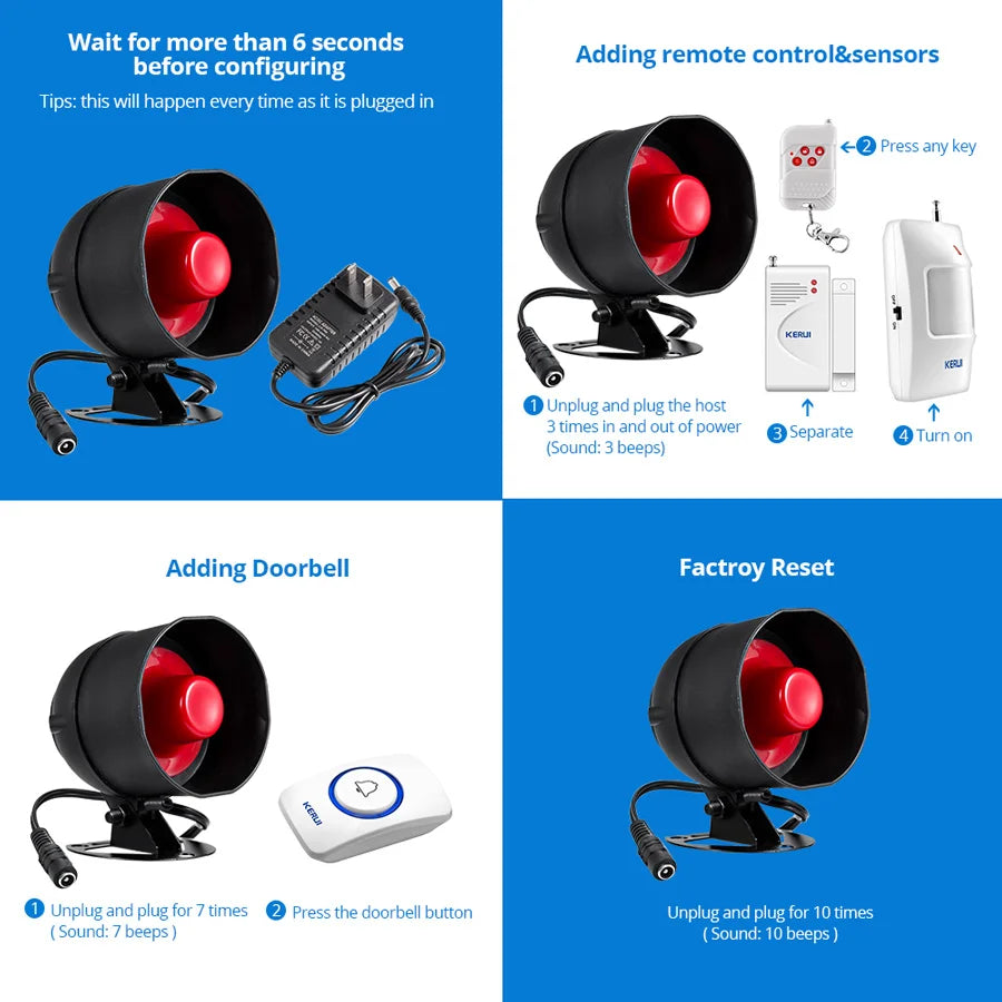 Indoor and Outdoor Security Alarm