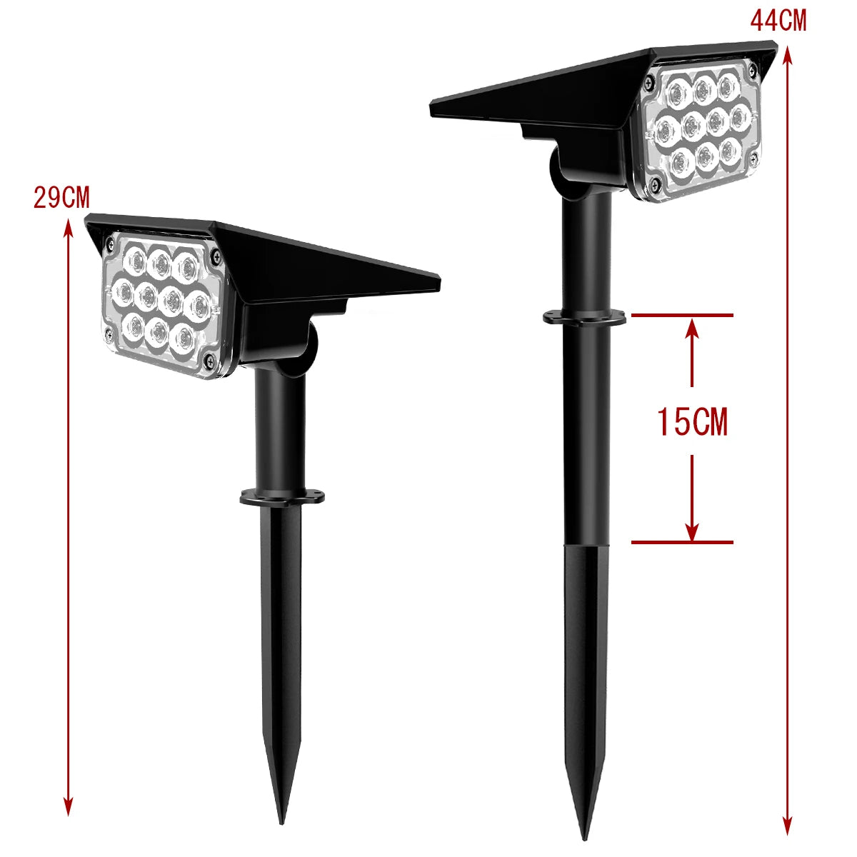 TS-G2202-V2 Solar-Gartenspot, IP65