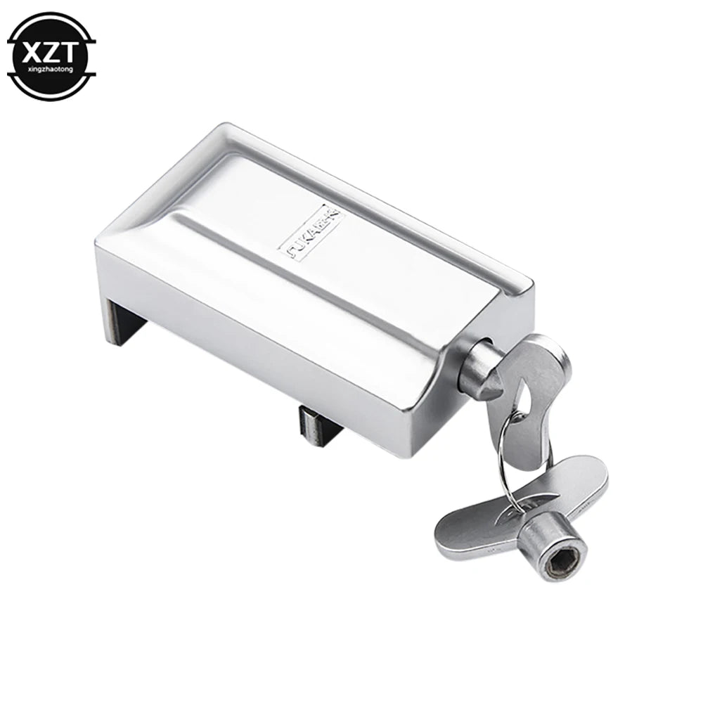 Keyed Sliding Window Restrictor Lock