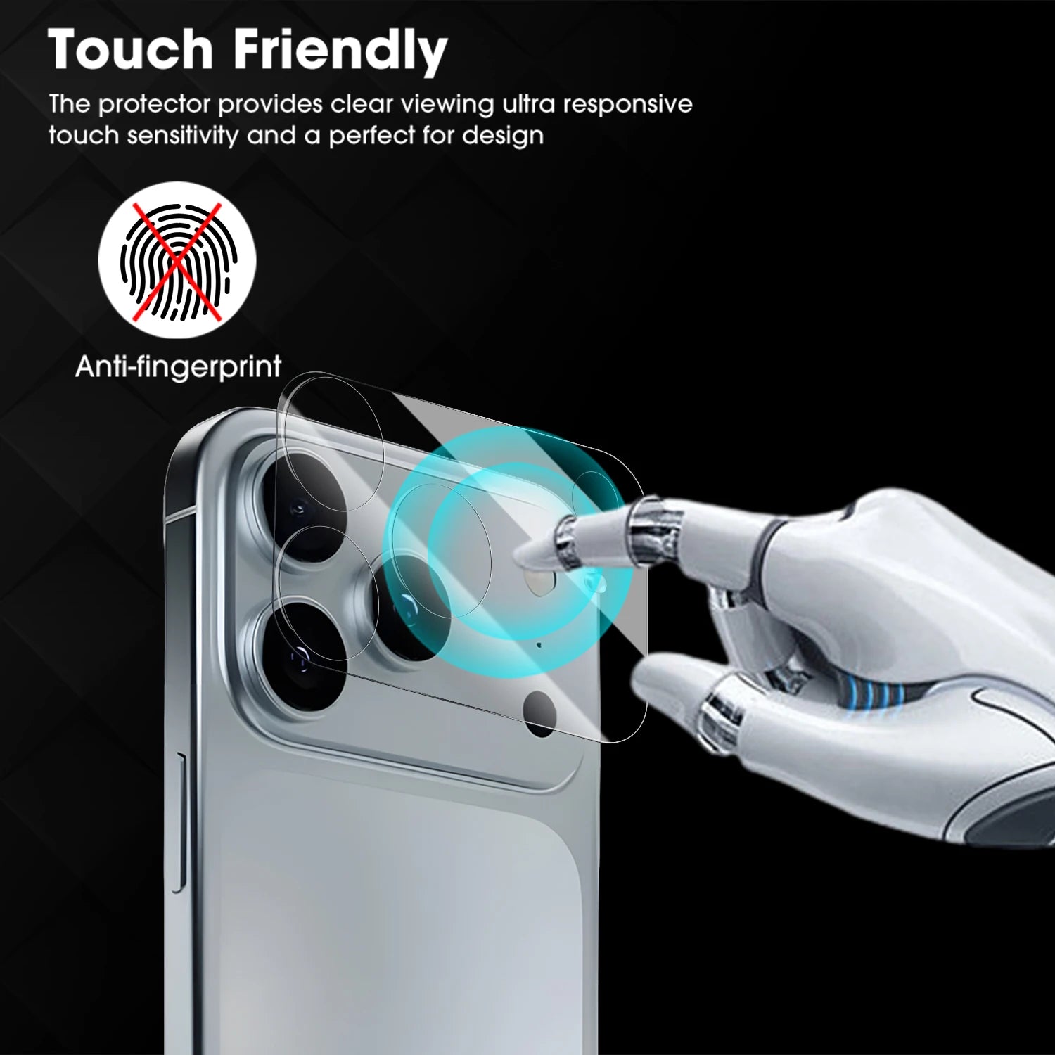 iPhone 17 Series Camera Lens Protector Full Coverage HD Clear Film