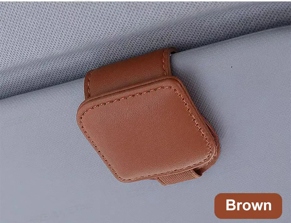 SEAMETAL Mini Car Glasses Holder Magnetic Stable Sun Visor Sunglasses Clip Glasses Storage Clip Universal Auto Eyeglasse Holder