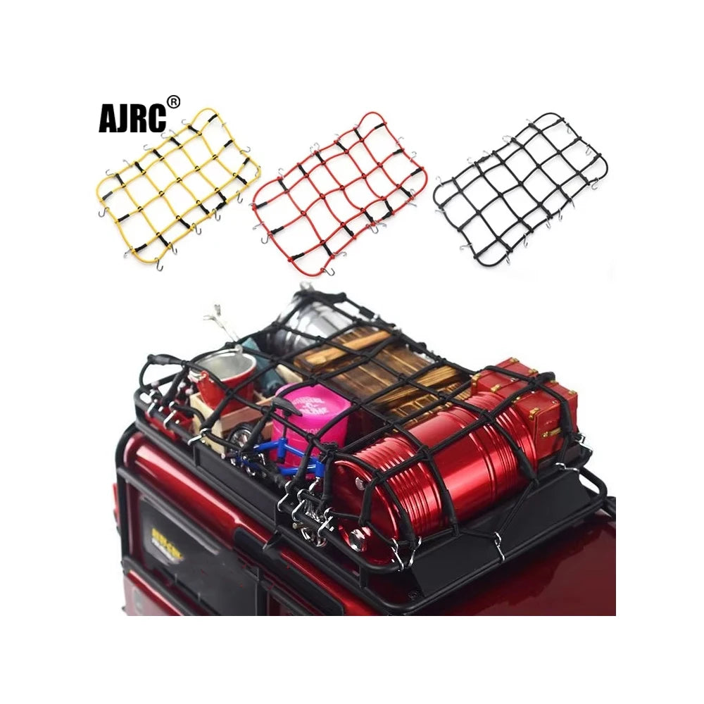 Accessori per auto RC 6 colori Rete elastica per bagagli per 1/10 RC crawler Scx10 90046 Tamiya c001 D90 Trax Trx4 Yikong Rgt