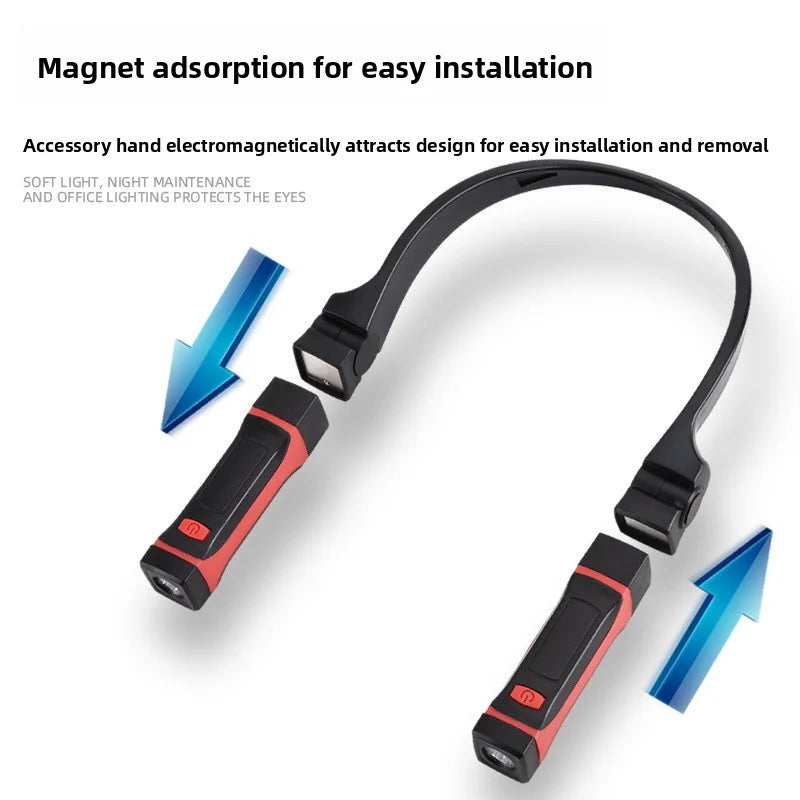 LED Neck Work Light with Detachable Heads