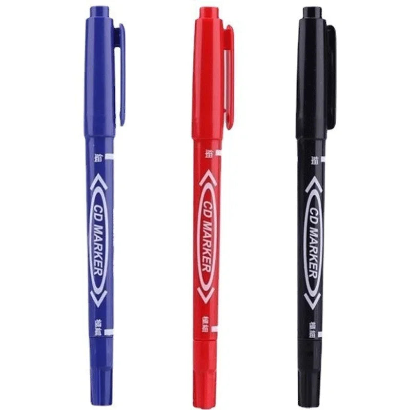 Double‑Tip Permanent Paint Marker Pens Set