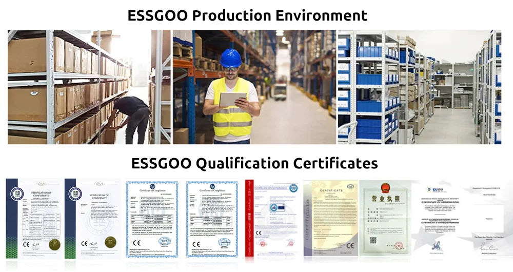 ESSGOO 7 Inch Car Radio with CarPlay & Android Auto