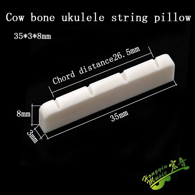 Bone Ukulele Nut and Saddle - Part Options