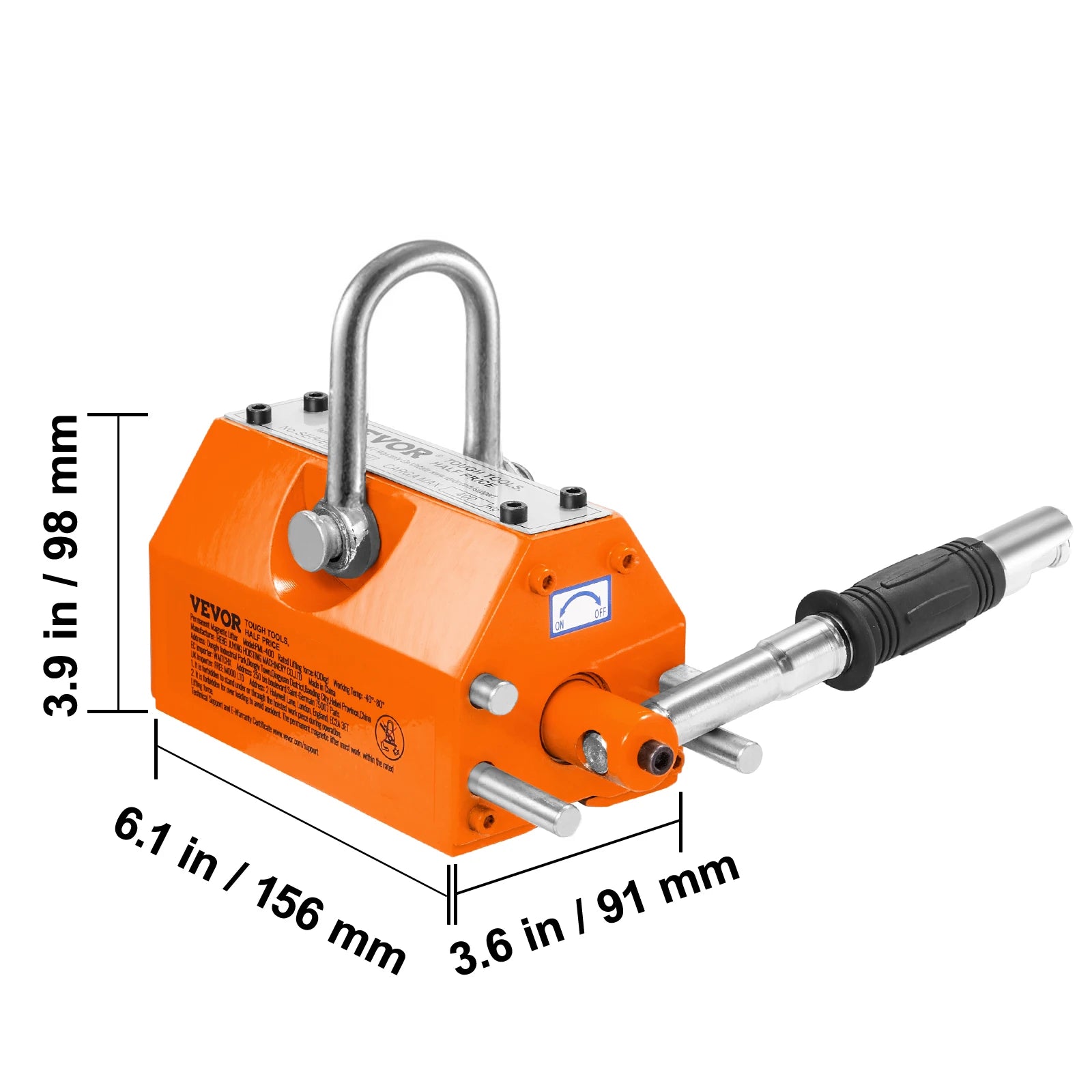 Permanent magnetlyftare 100–2000KG stålliftmagnetverktyg