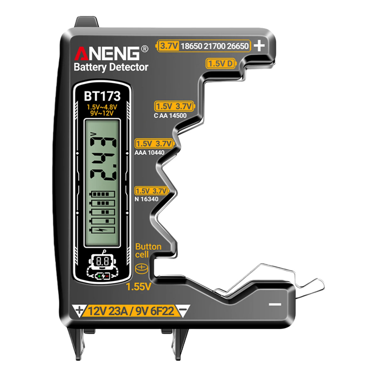 Digitálny tester batérií ANENG BT173