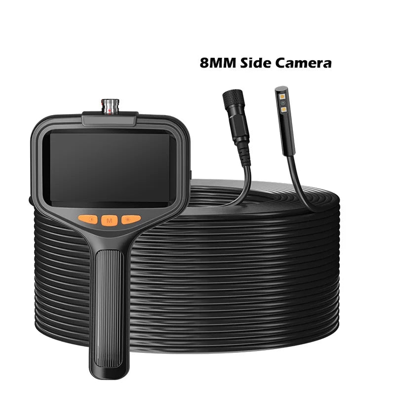 Handheld Endoscope 4.3 Inch Screen HD1080P Single Dual Camera Front SIde Lens Aviation Plug 2-100M Car Pipe Inspection Borescope