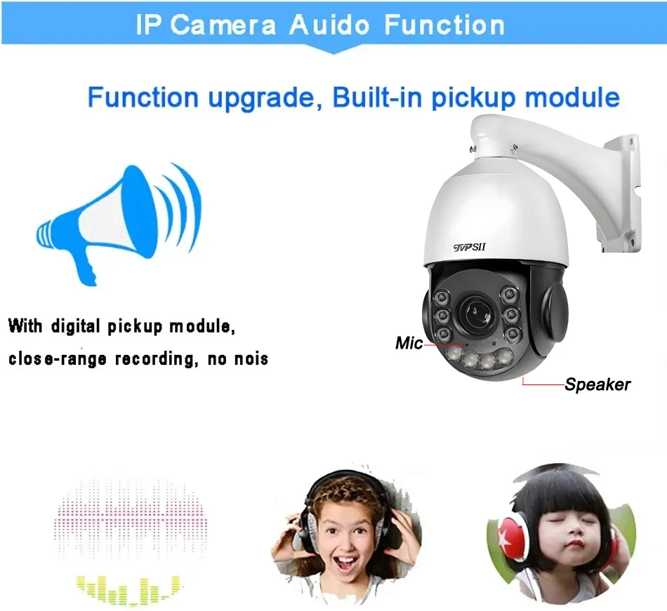 4K PTZ sigurnosna kamera s naprednim praćenjem