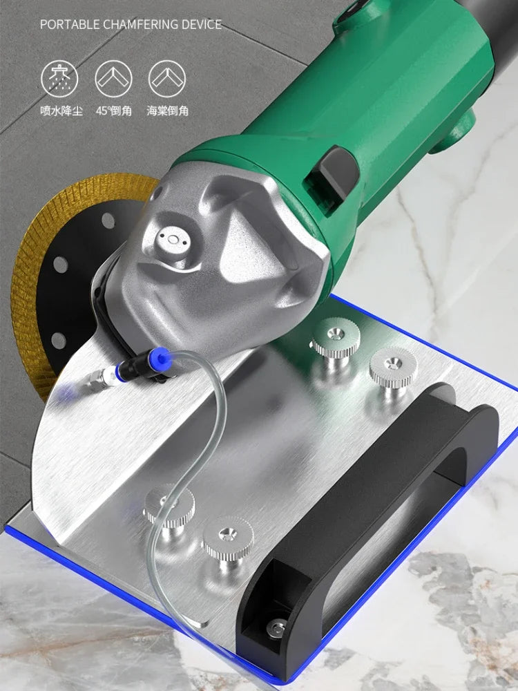 45° Tile Chamfering Guide for 100-Type Angle Grinders