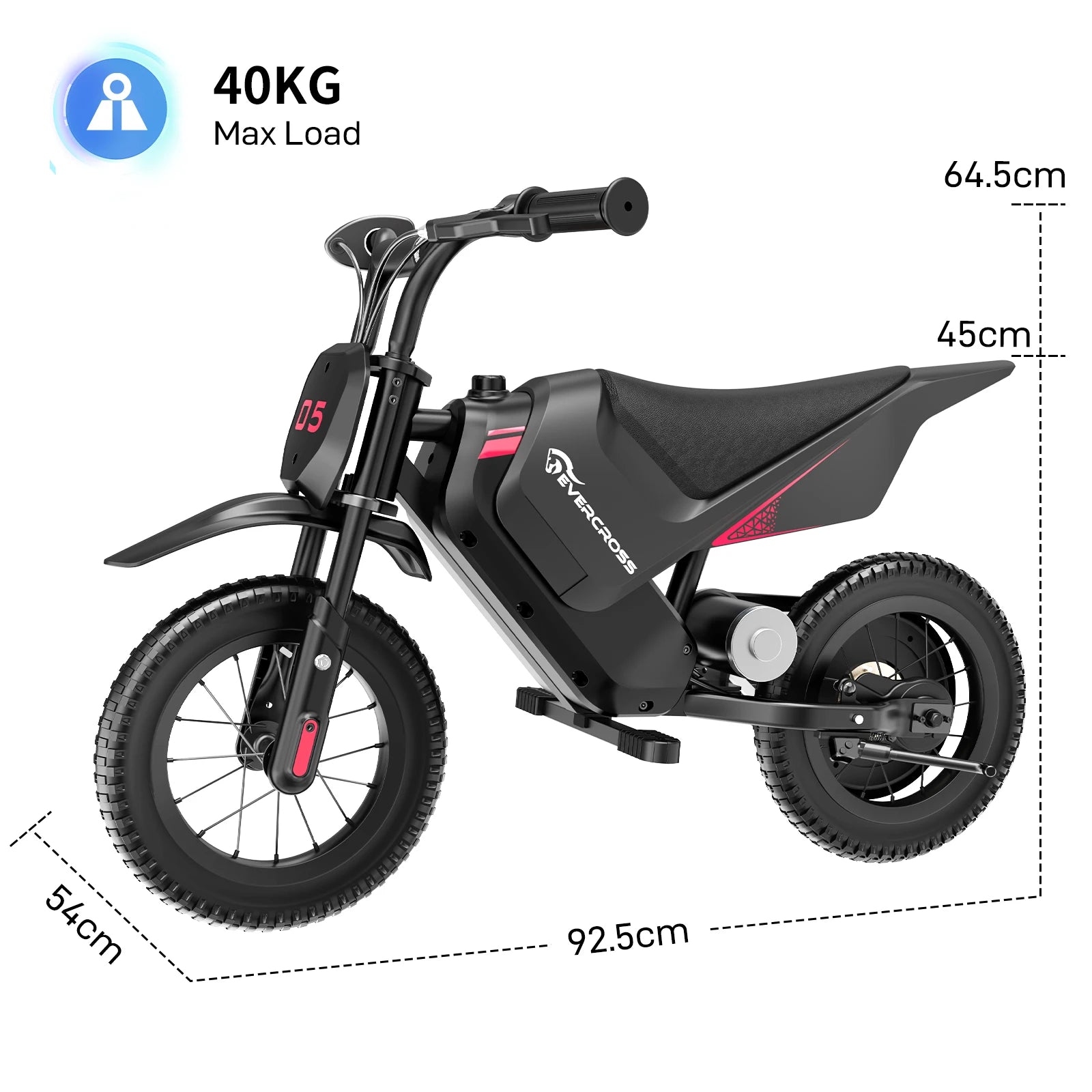 Dječji električni motor 150W s 2 brzine i dometom od 10 km