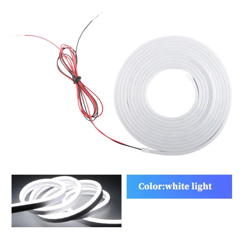 LED-es csomagtérvilágítás, dinamikusan áramló, rugalmas fénycsík, be- és kikapcsolható pásztázó hangulatfény, vízálló autós kiegészítő