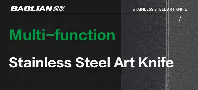 Utility Knife Box Cutter 8 In 1 Mutipurpose Stainless Steel Retractable Heavy Duty Waterproof Snap off Cutter Knife And Blades