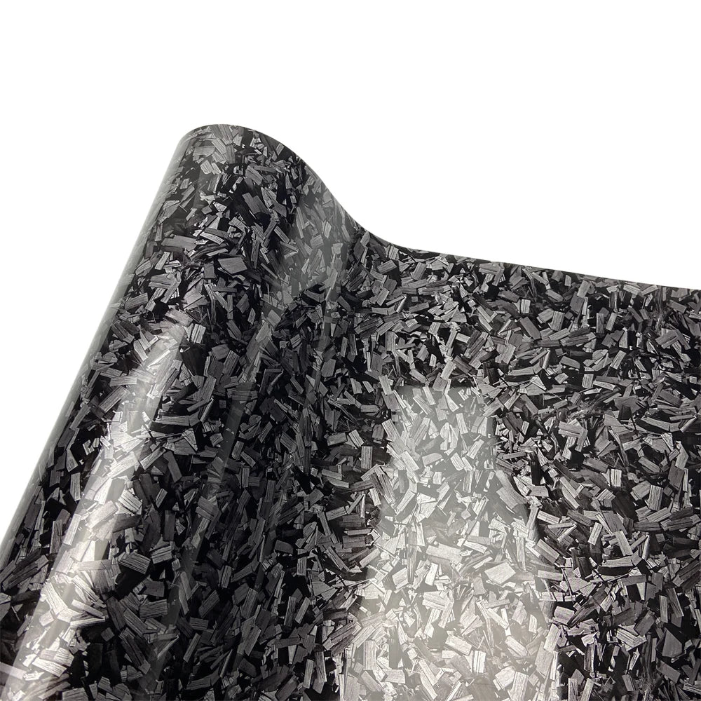 Glossy Forged Carbon Fiber Vinyl Wrap