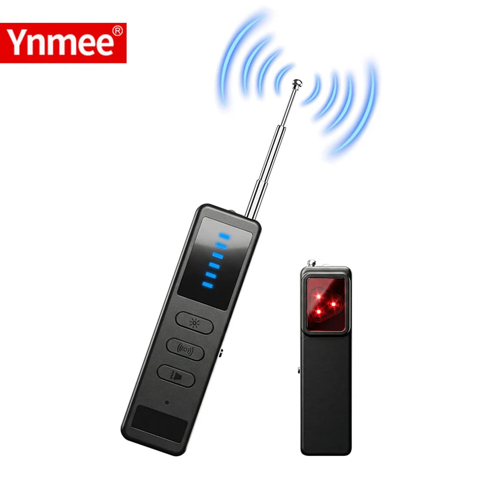 DT01 Hidden Camera Detector Anti Spy Bug RF Signal Scanner GPS Tracker Finder Listening Device Eavesdropping Sweeper for Hotel T