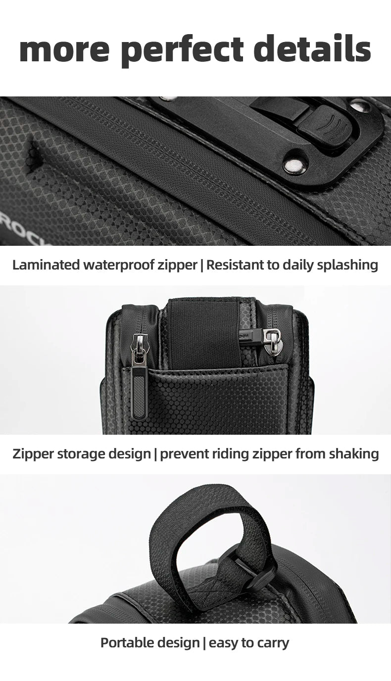 1.7L Waterproof Bicycle Rear Seat Bag