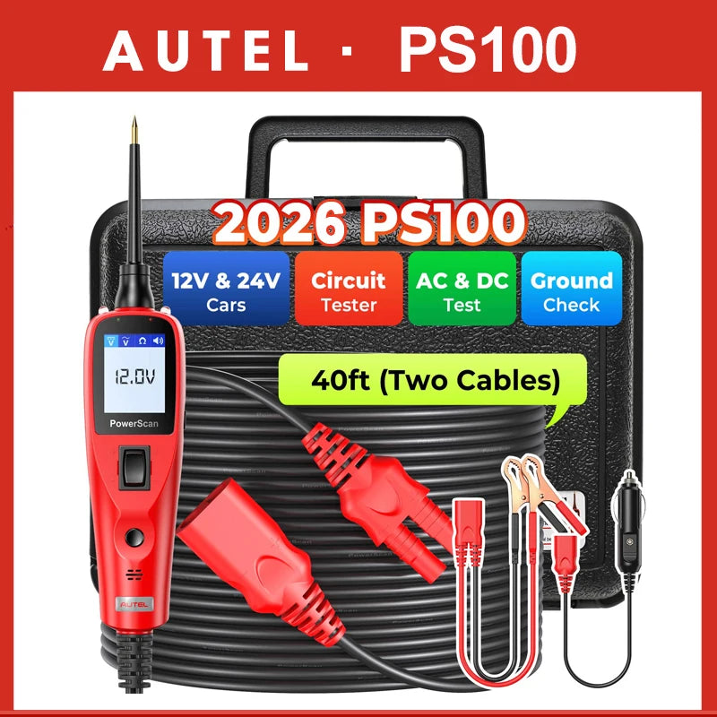Autel PowerScan PS100 Circuit Tester 12V/24V Electrical Diagnostic Tool