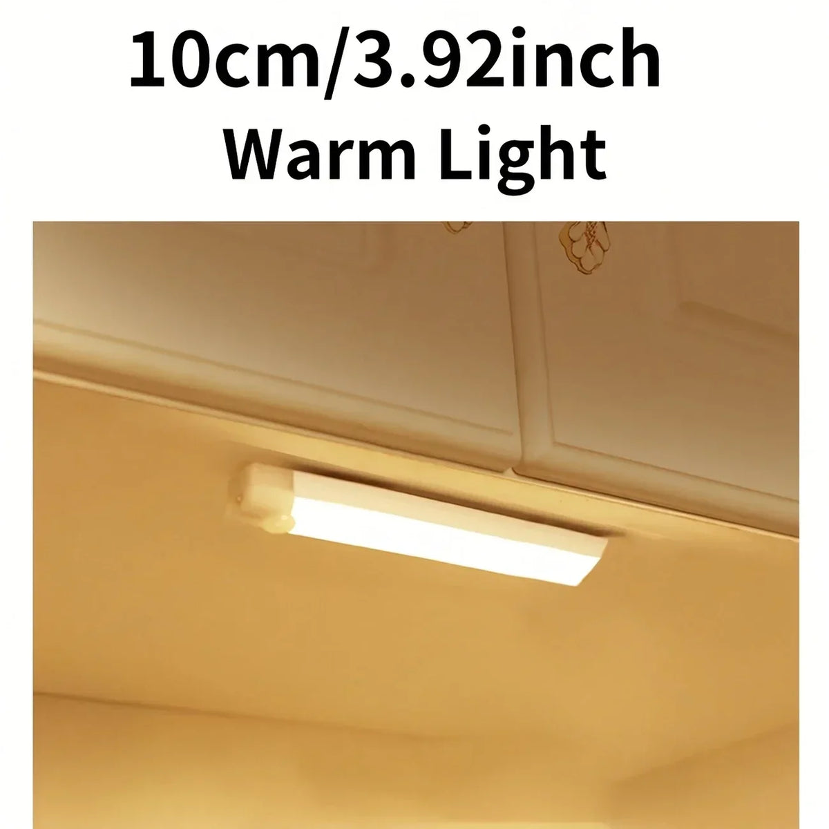 LED Motion Sensor Cabinet Light, Rechargeable Magnetic Strip