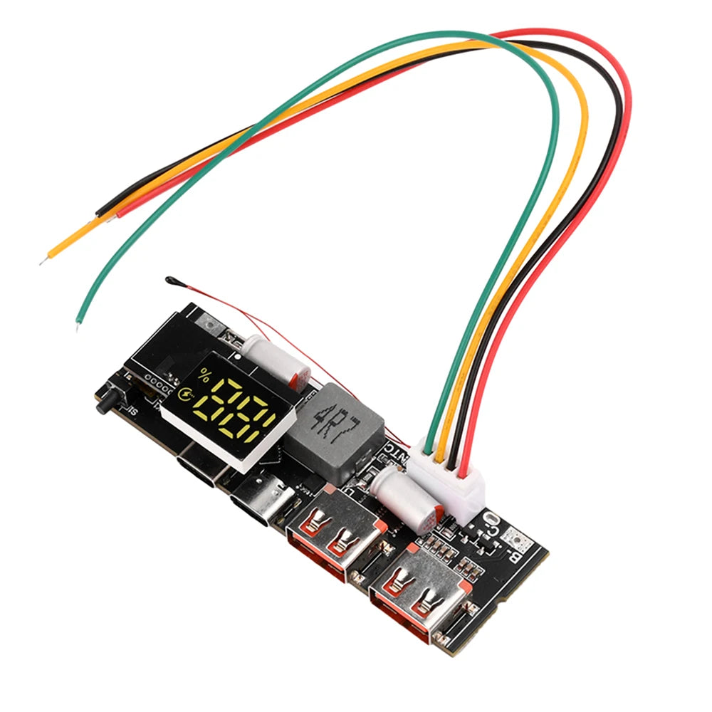 65/100W Power Bank 2‑5S Lithium Battery DIY Powerbank Board Bidirectional PD Fast Charge MPPT Solar Charging QC PD PPS VOOC UFCS