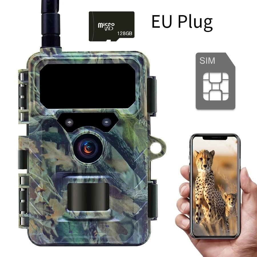 4G LTE Trail Camera with App Control, 2.7K Night Vision