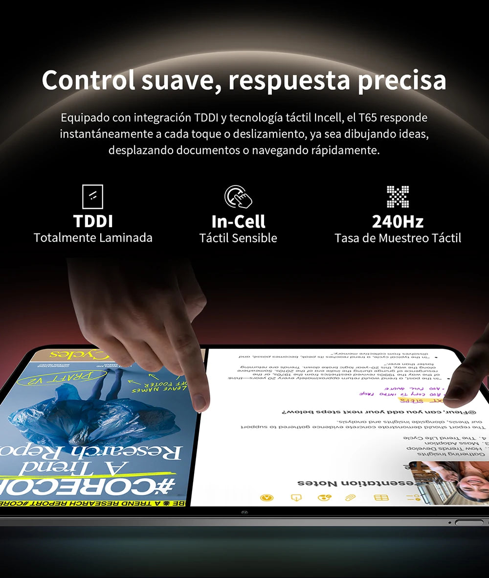 Планшет Teclast T65 13,4" на Android 16 з дисплеєм 120 Гц