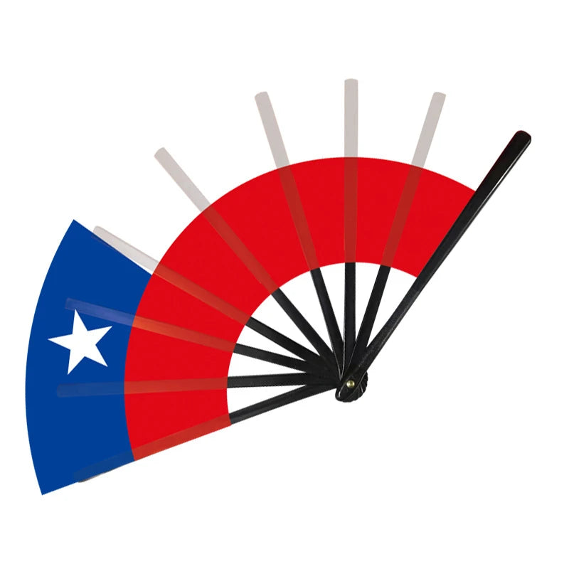 22 cm Folding Hand Fan with National Flags for Match Days