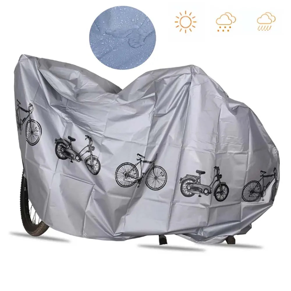 Funda impermeable y antipolvo para bicicleta de exterior