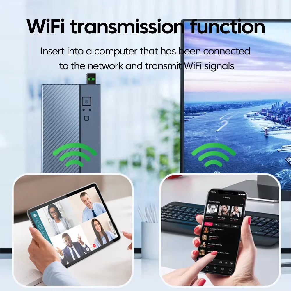 AX900 USB Wi-Fi 6 and Bluetooth 5.4 Adapter