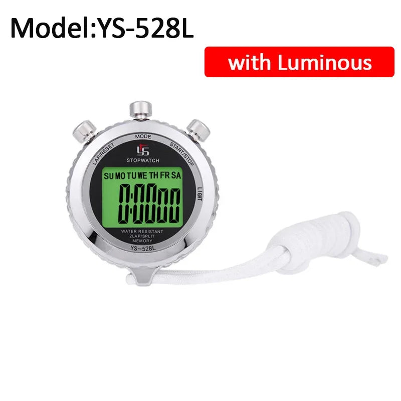 Digital Sports Stopwatch, Backlight Options